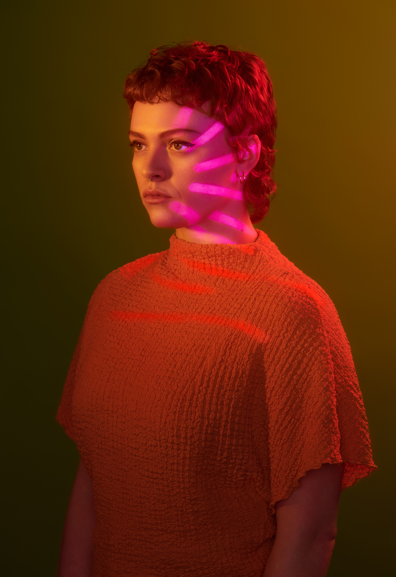 Kremer Johnson - Advertising Photographer - Studio Portrait - Colored Light