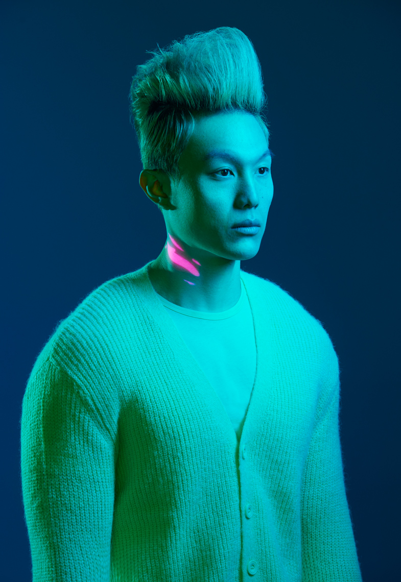 Kremer Johnson - Advertising Photographer - Studio Portrait - Colored Light