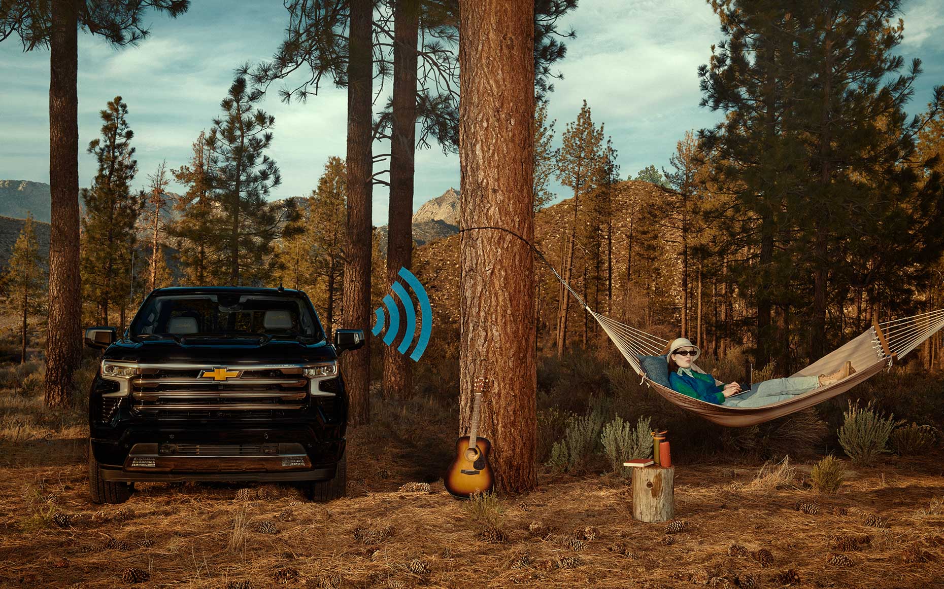 Chevy Silverado Camping - Chevy New Roads Magazine